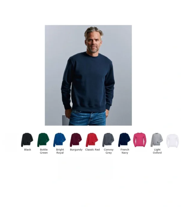 Russells 262M set in sleeve Sweatshirt